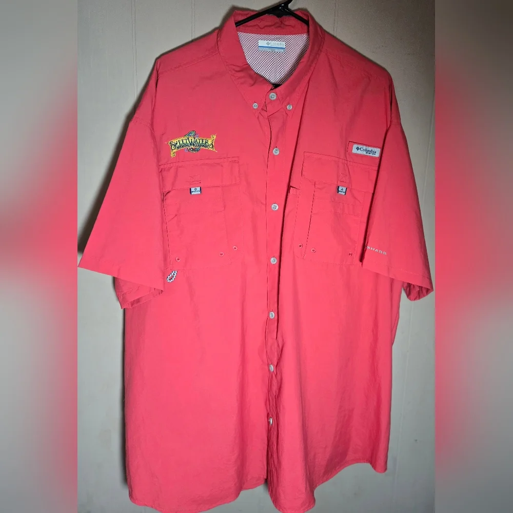 Mens Columbia Sweetwater Brewing Company Fishing Outdoor Xxl Shirt - Picture 2 of 9